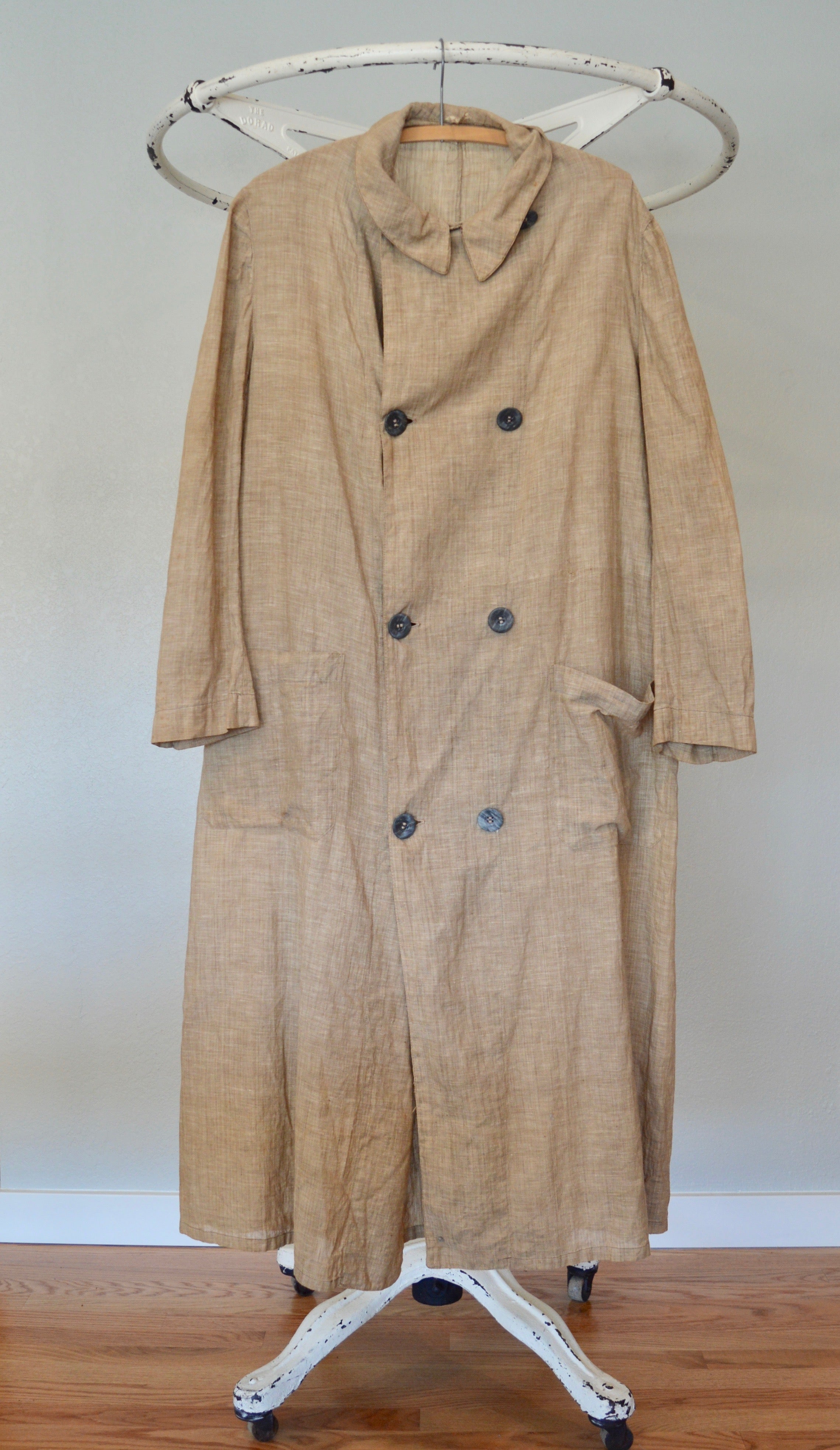 1900's Linen duster coat in natural – The Vintage Scout