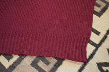 Load image into Gallery viewer, 1940&#39;s boat neck cranberry red wool sweater, Small
