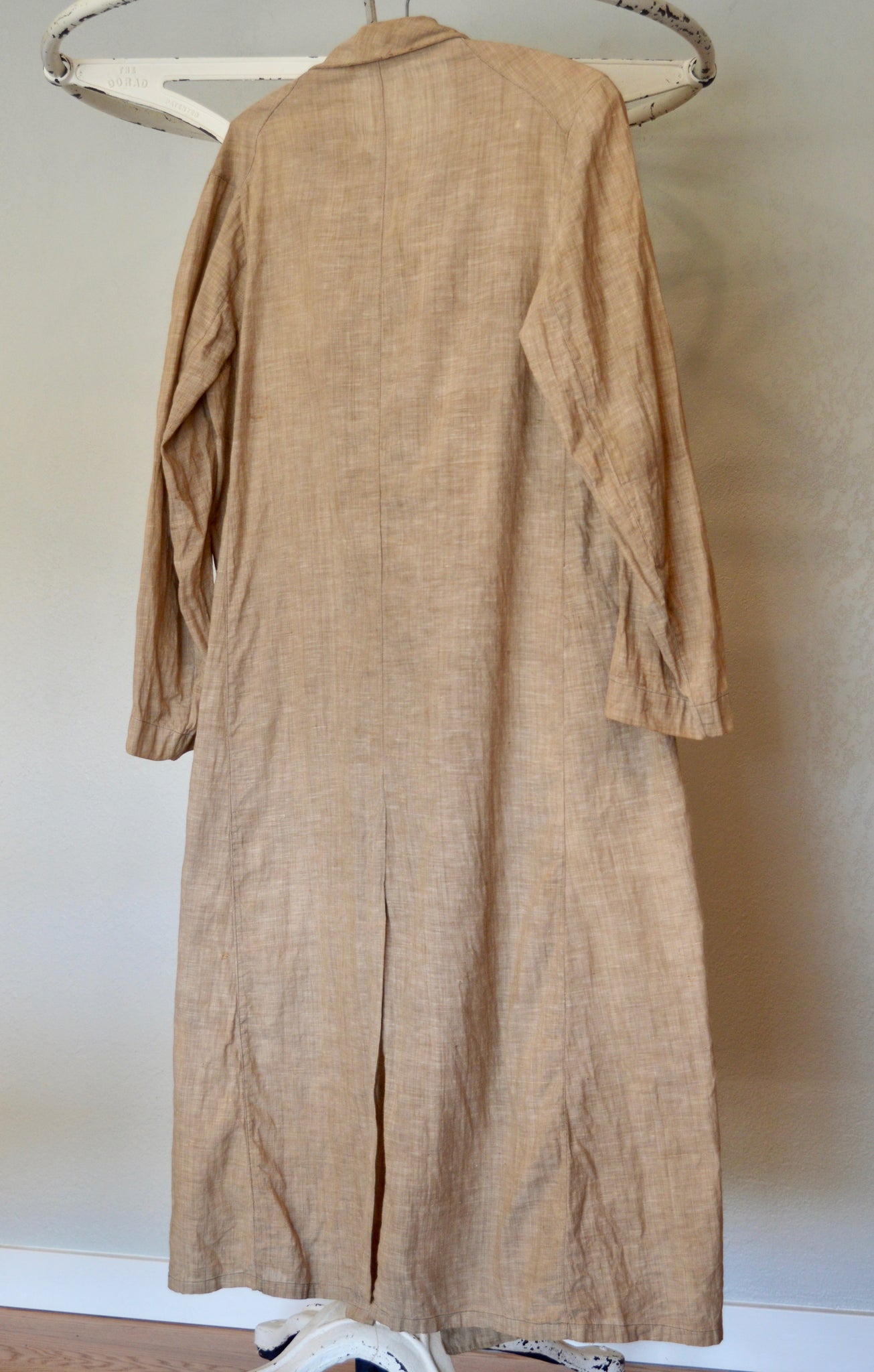 1900's Linen duster coat in natural – The Vintage Scout